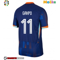 Moške Nogometnih dresov Nizozemska Cody Gakpo #11 Gostujoči EP 2024 Kratki rokavi